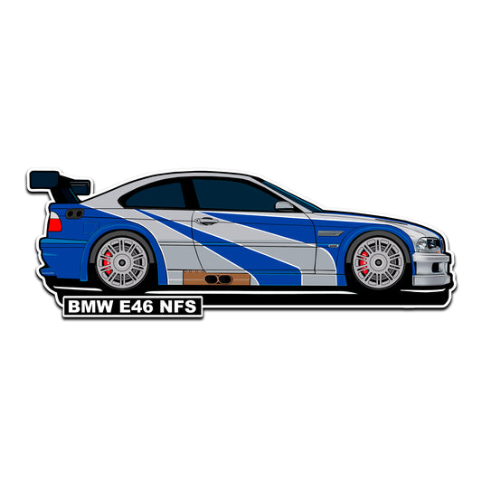 Sticker "E46 NFS"